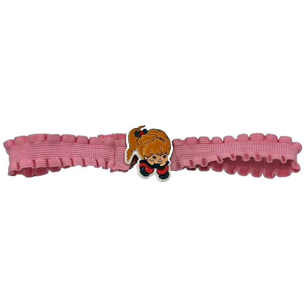 Rare Vintage Rainbow Brite Belt Pink Kids Elastic Belt